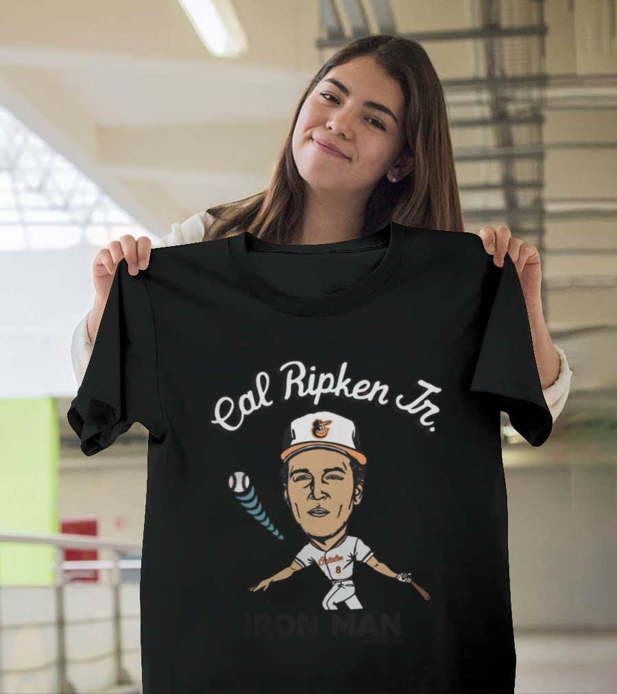 Cal Ripken Jr. Orioles Baseball Iron Man T-Shirt