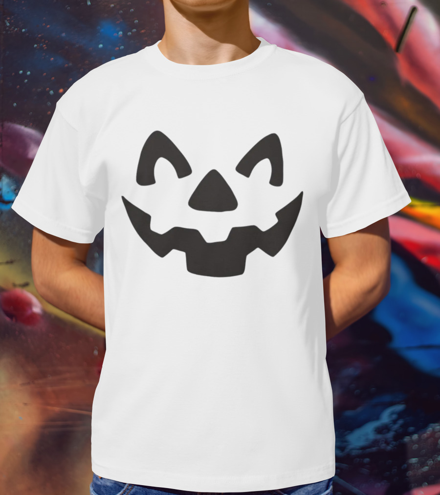 Homage.com Halloween Jack-O-Lantern Face T-Shirt