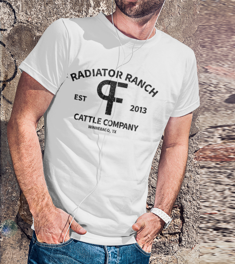 Radiator Ranch PF Brand Cattle Company Est 2013 Winnebago TX T-Shirt