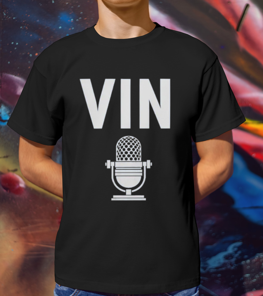 Vin Scully Microphone Dodgers Schedule Vintage T-Shirt