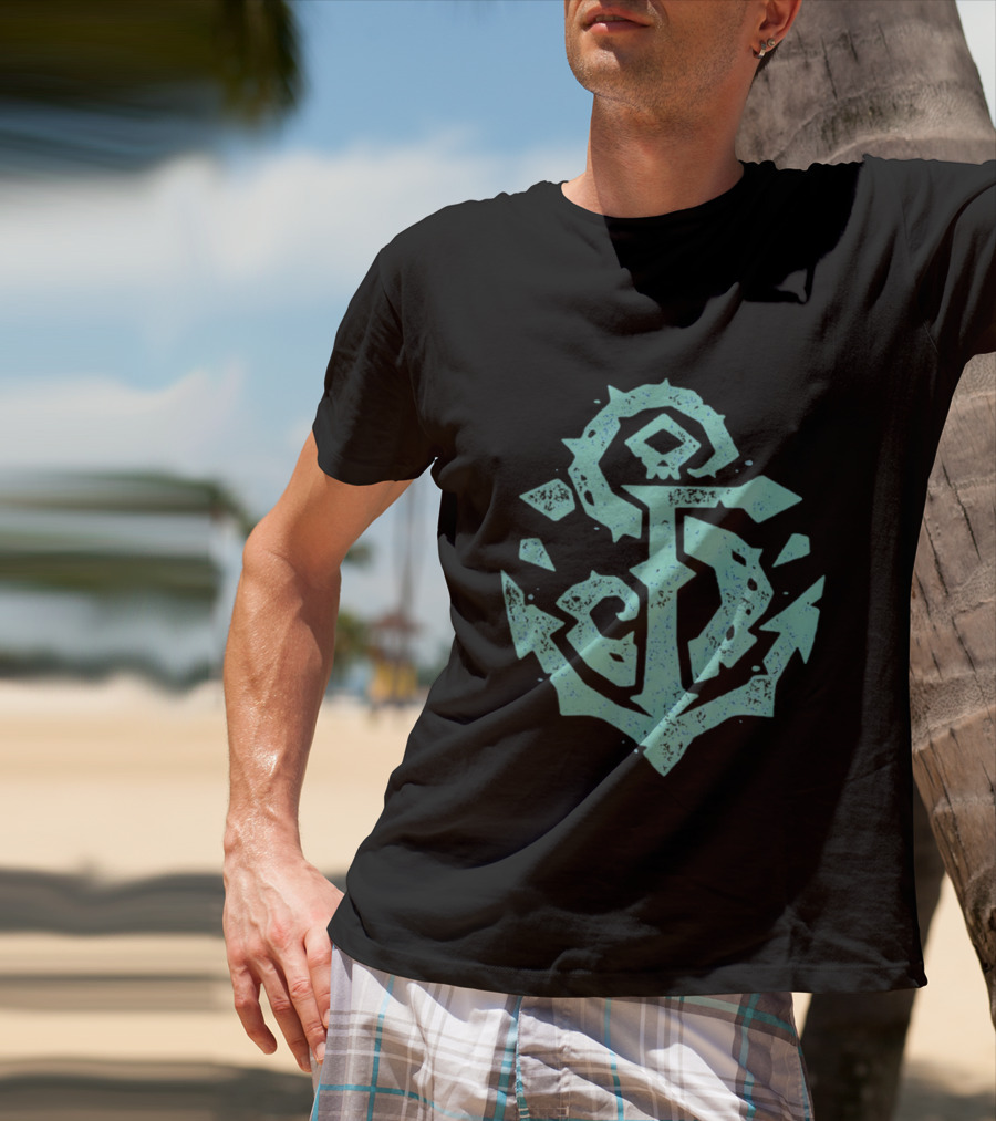 Sea Of Thieves Seafarer Anchor Fangamer Merch T-Shirt