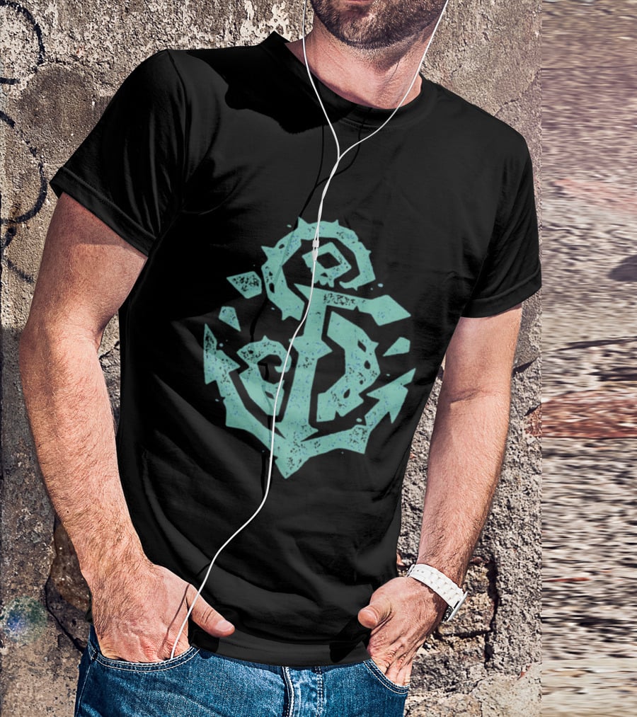 Sea Of Thieves Seafarer Anchor Fangamer Merch T-Shirt