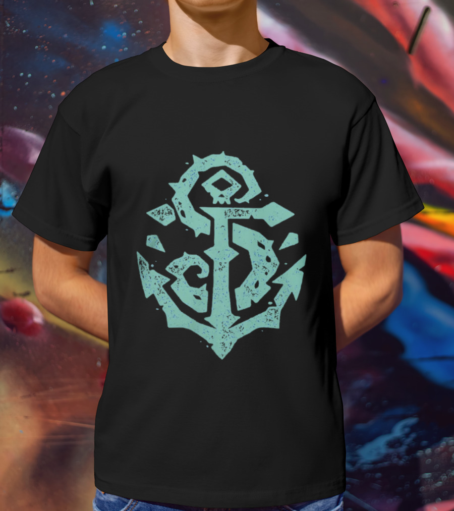 Sea Of Thieves Seafarer Anchor Fangamer Merch T-Shirt