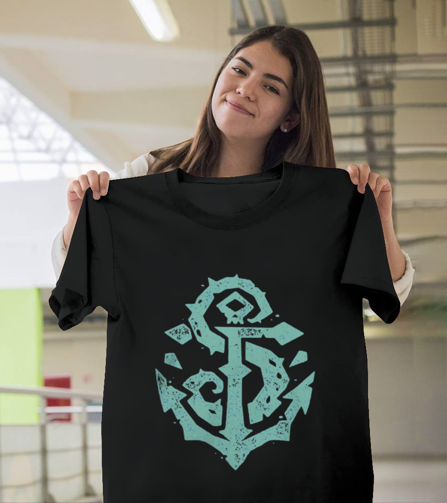 Sea Of Thieves Seafarer Anchor Fangamer Merch T-Shirt