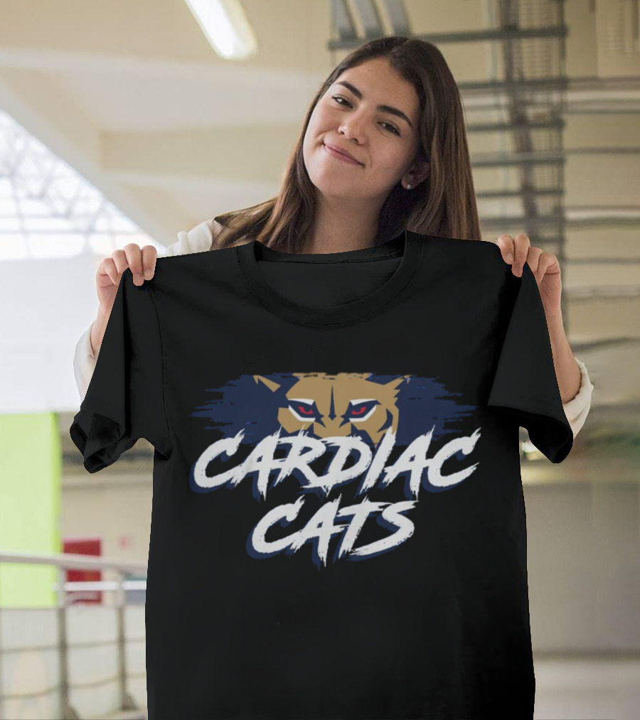 Cardiac Cats Florida Panthers Eyes Fla Team Shop T-Shirt