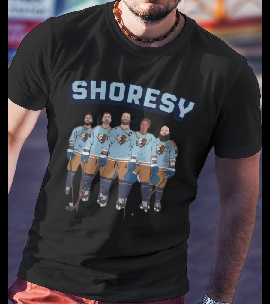 Shoresy Letterkenny Merch Team Cobalt Hockey Players T-Shirt