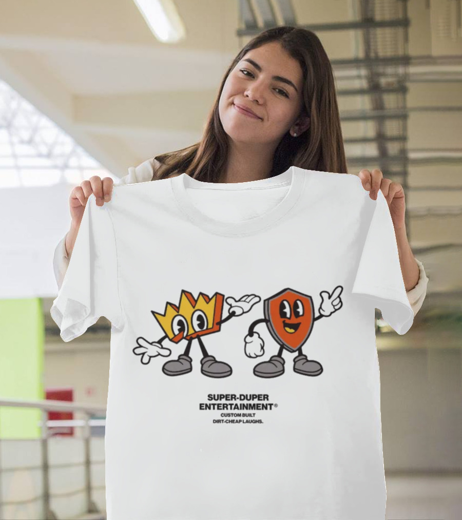 Otk Inc Super-Duper Entertainment Cartoon Characters T-Shirt