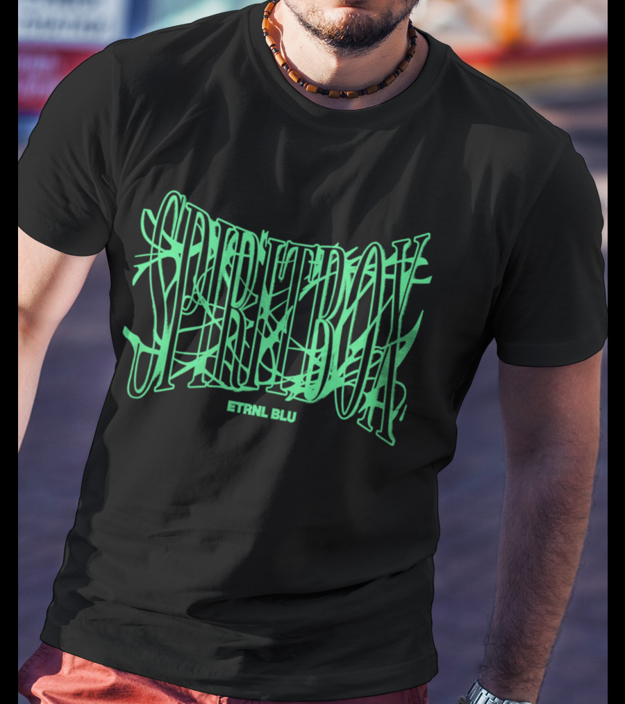 Spiritbox Phosphenetic Etrnl Blu Mineral Black T-Shirt