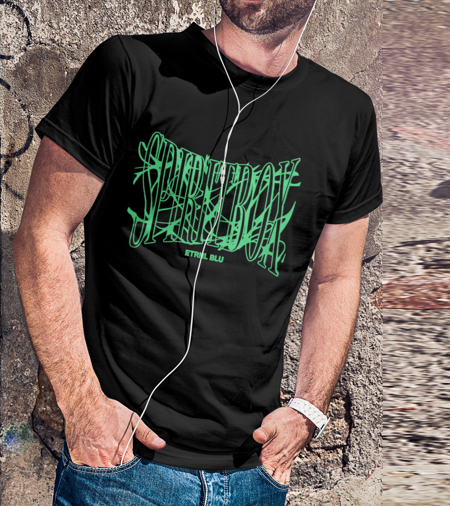 Spiritbox Phosphenetic Etrnl Blu Mineral Black T-Shirt