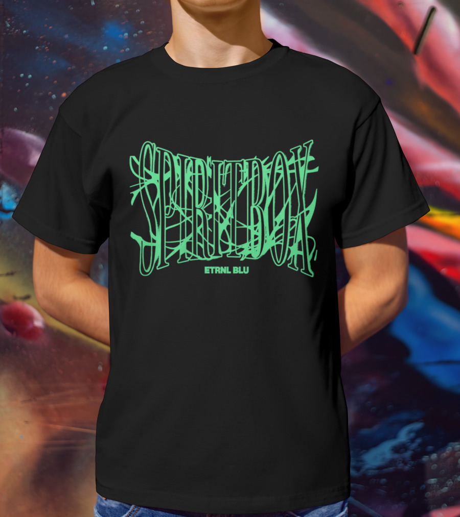 Spiritbox Phosphenetic Etrnl Blu Mineral Black T-Shirt