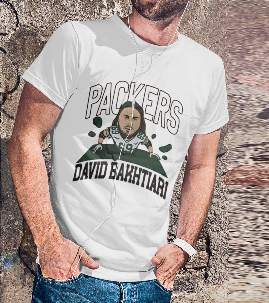Green Bay Packers NFL David Bakhtiari #69 Breakthrough T-Shirt