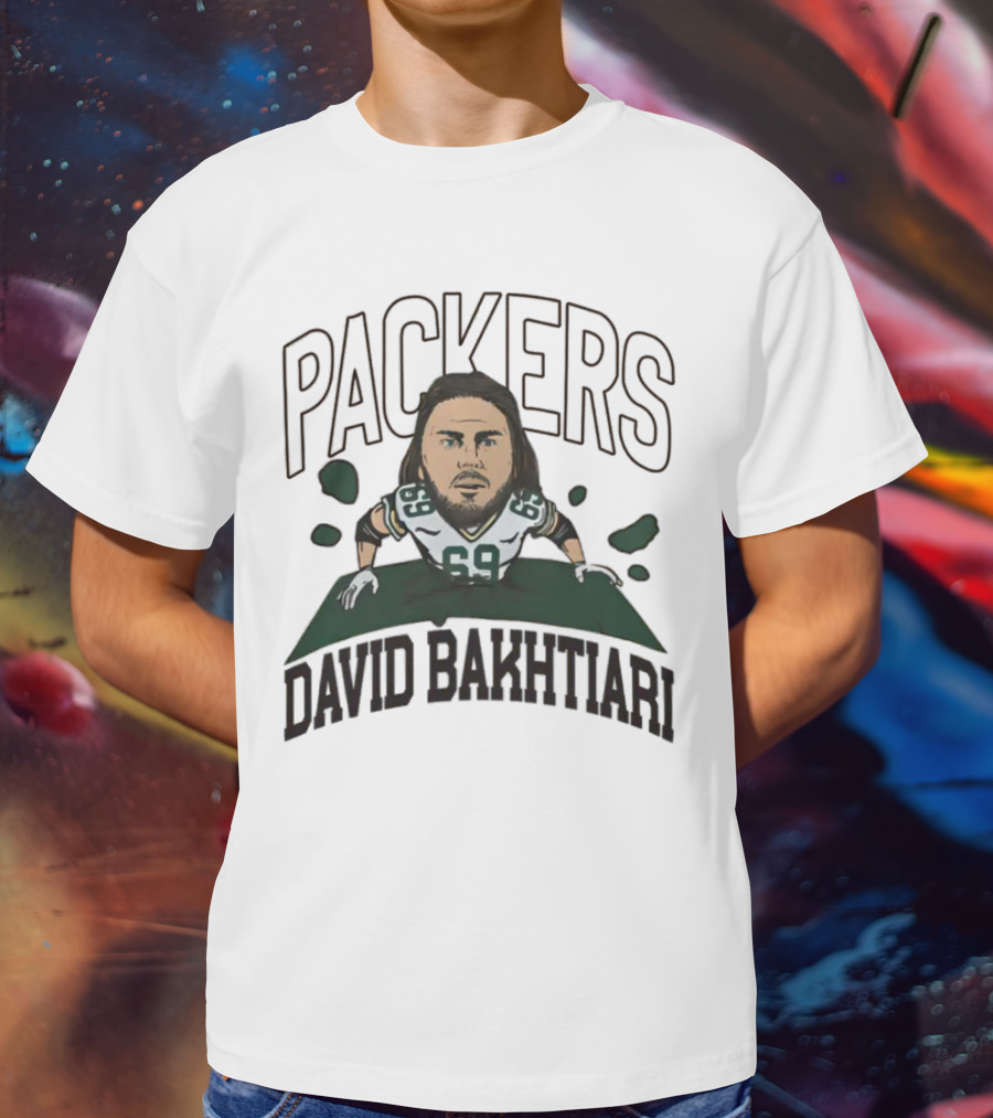 Green Bay Packers NFL David Bakhtiari #69 Breakthrough T-Shirt