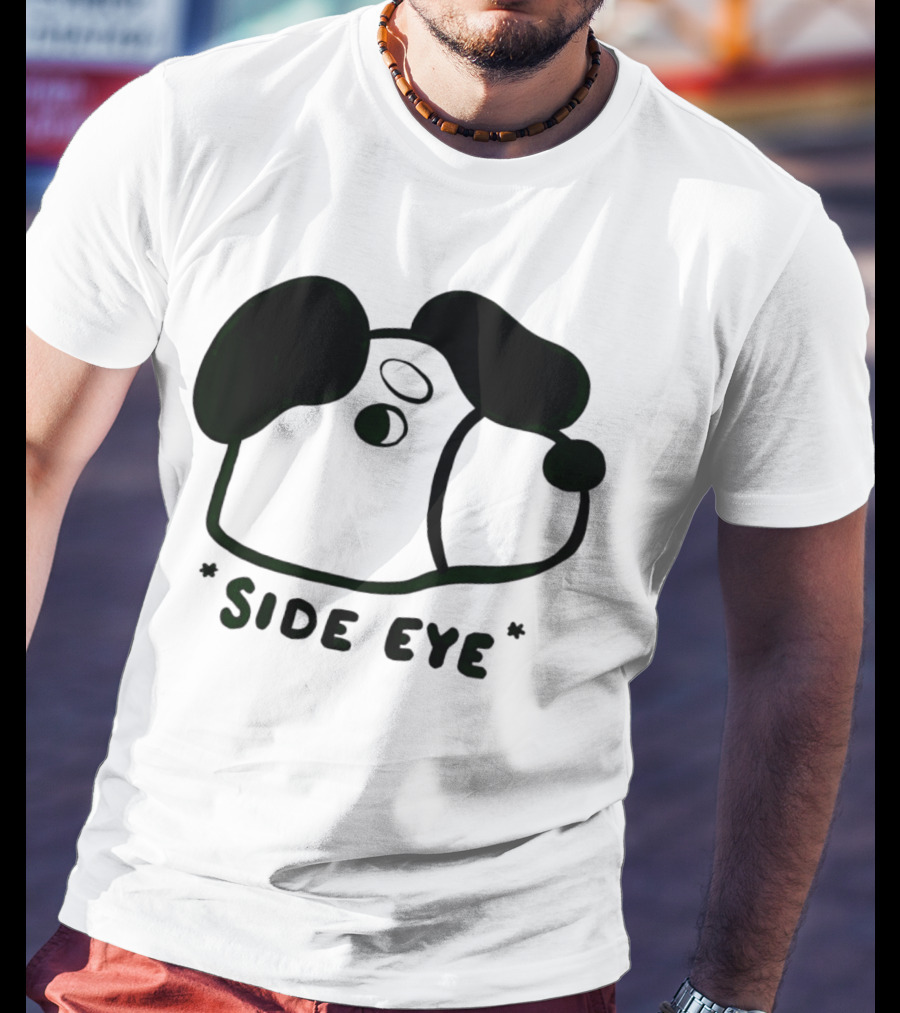 Chocolett Dog With Side Eye Expression T-Shirt