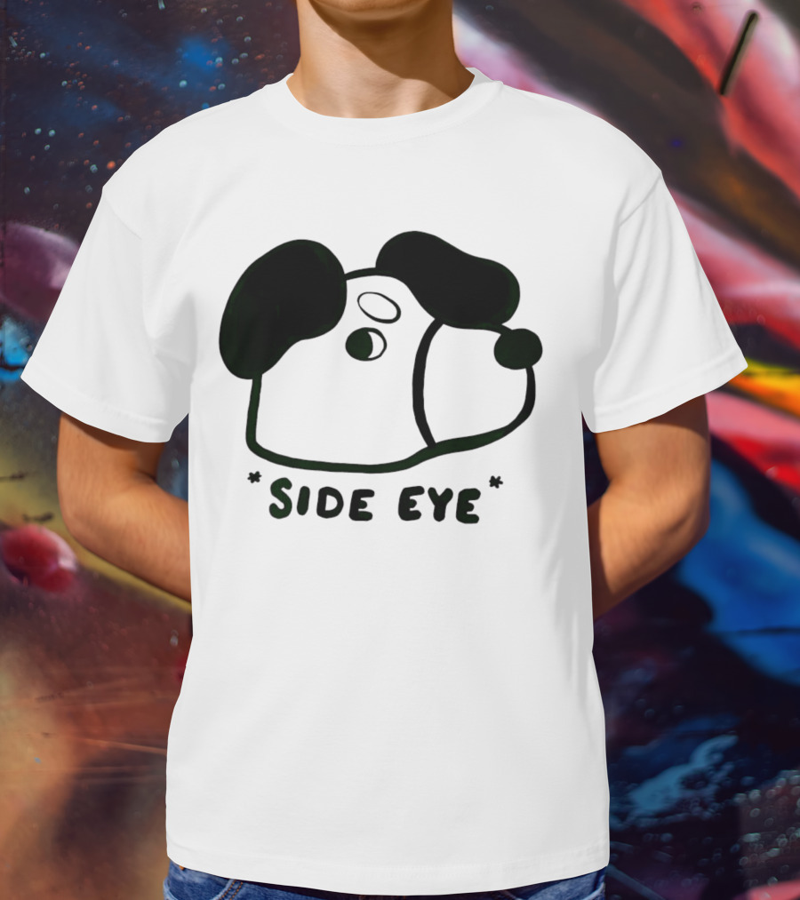 Chocolett Dog With Side Eye Expression T-Shirt