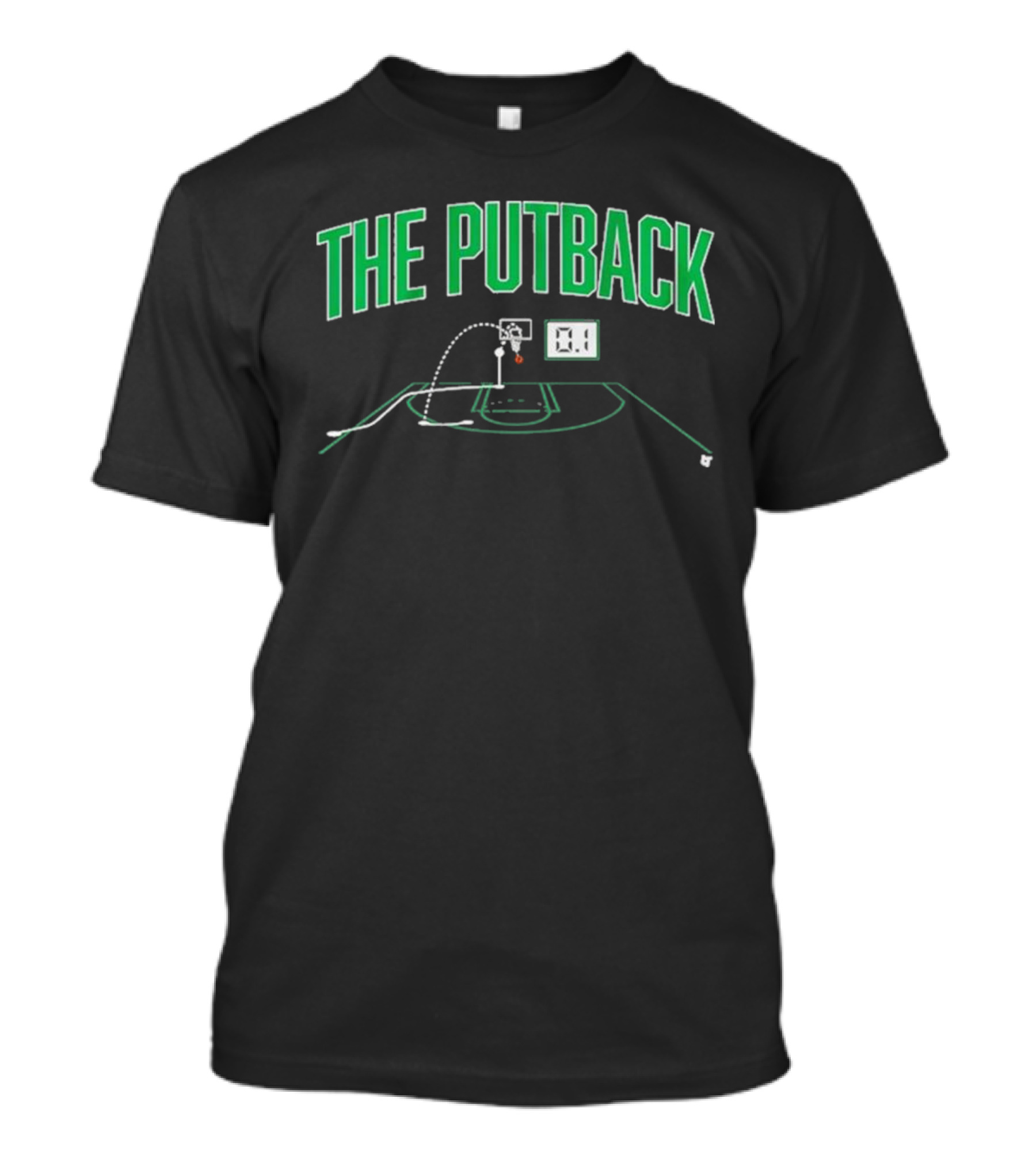 Boston Celtics The Putback Basketball 0.1 Seconds T-Shirt