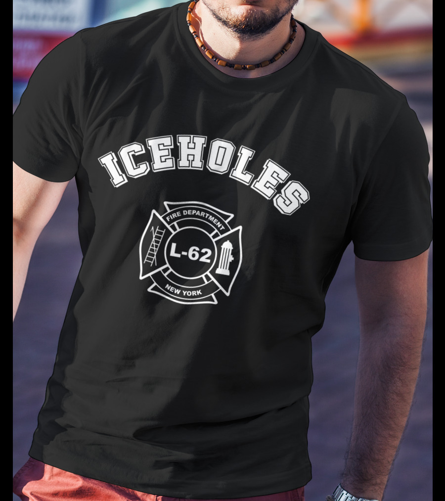 Iceholes New York Fire Department L-62 T-Shirt