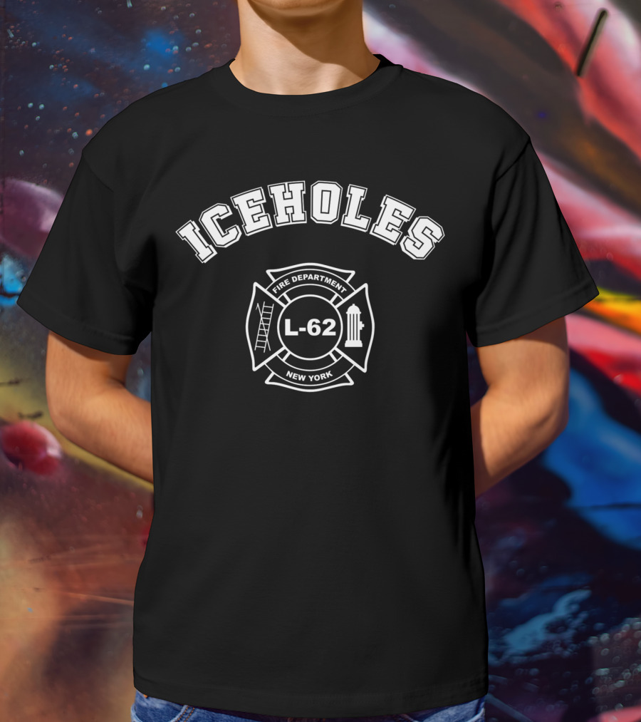 Iceholes New York Fire Department L-62 T-Shirt