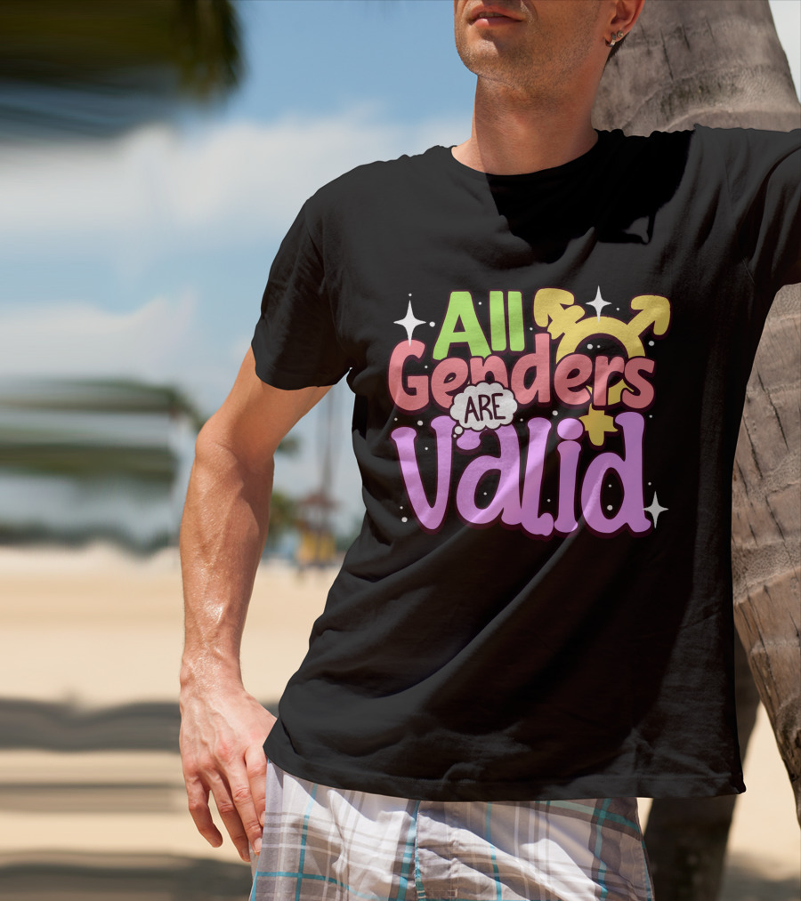 All Genders Are Valid Symbolic Gender Equality T-Shirt
