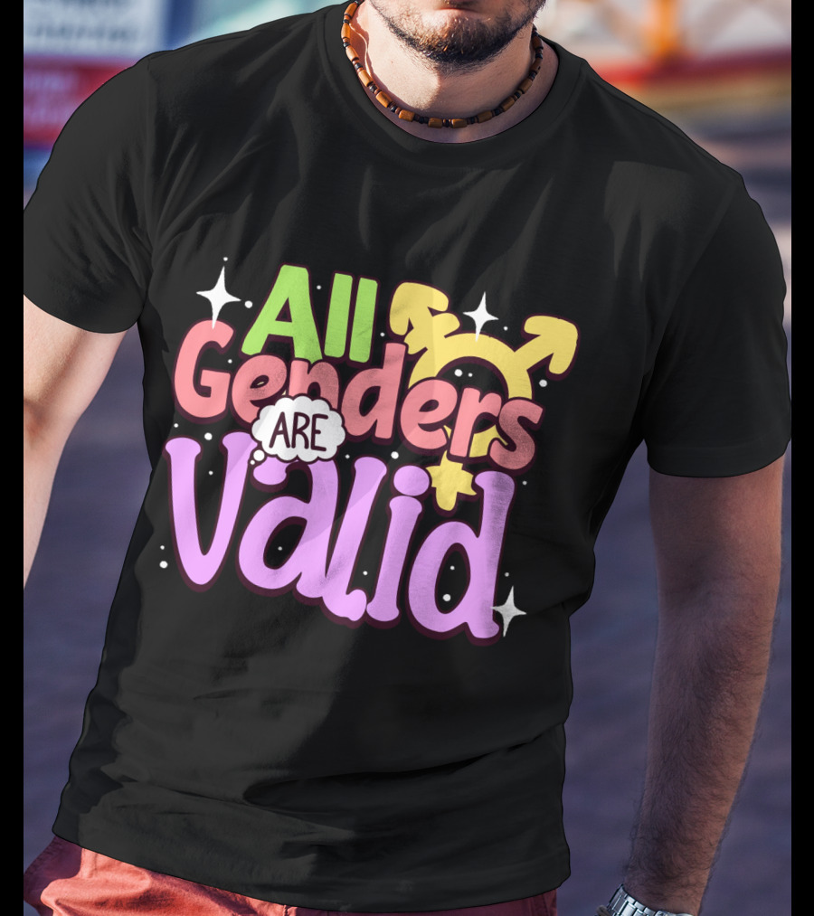 All Genders Are Valid Symbolic Gender Equality T-Shirt