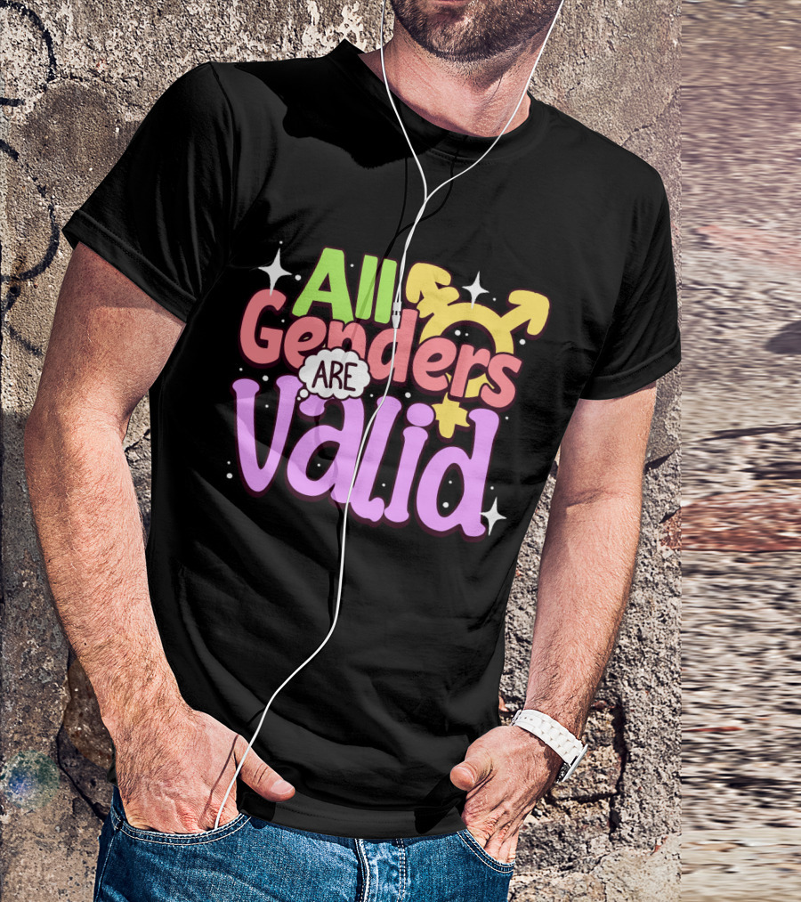 All Genders Are Valid Symbolic Gender Equality T-Shirt
