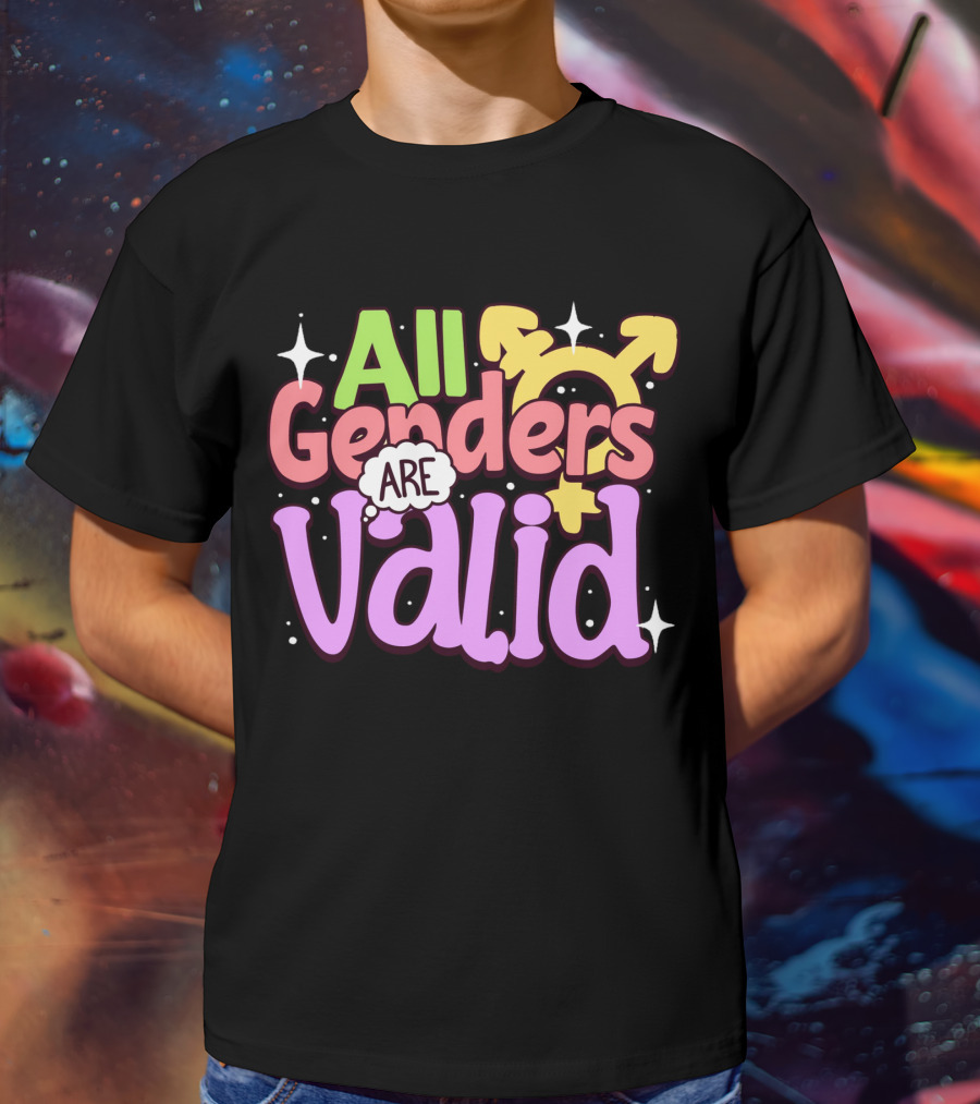 All Genders Are Valid Symbolic Gender Equality T-Shirt