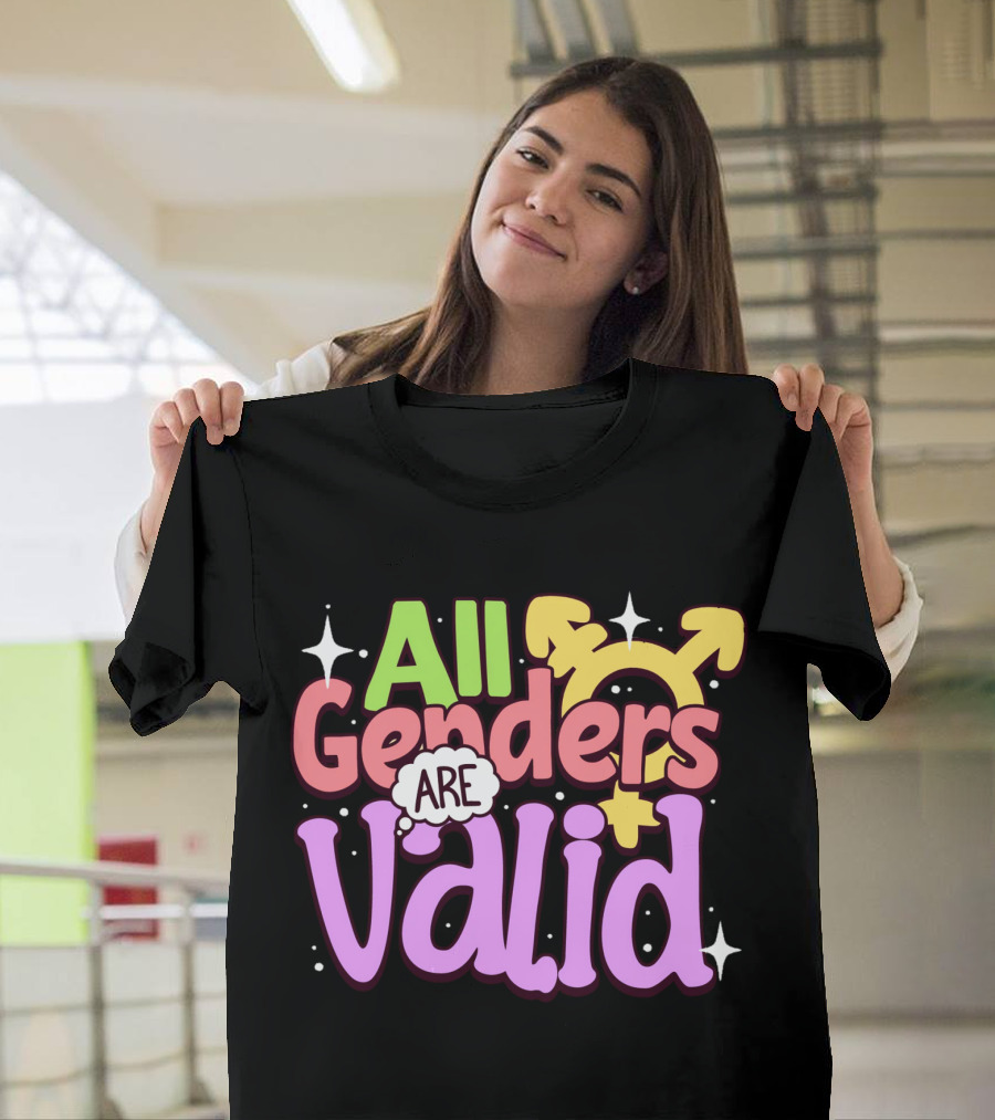 All Genders Are Valid Symbolic Gender Equality T-Shirt