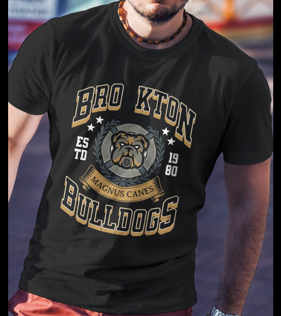 Brockton Bulldogs Estd 1980 Magnus Canes T-Shirt