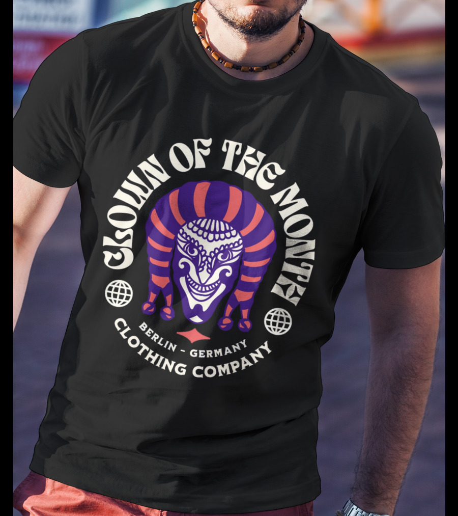 Clown Of The Month Berlin Germany Clothing Company T-Shirt