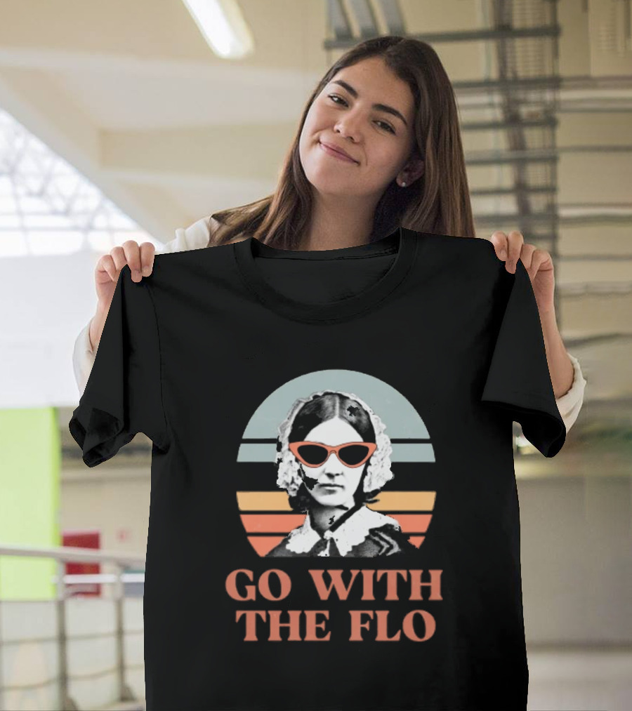 Nurse Practitioner Florence Nightingale Go With The Flo Vintage T-Shirt