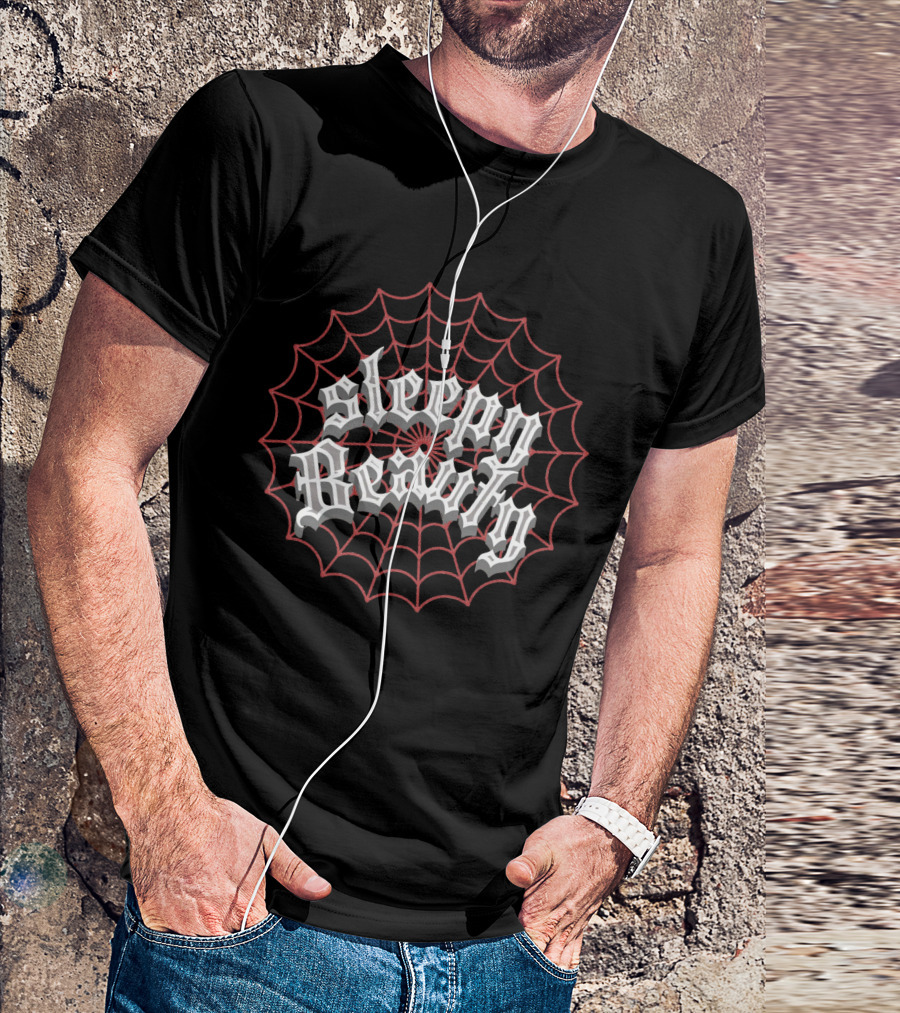 Sleepy Beauty Gothic Web T-Shirt