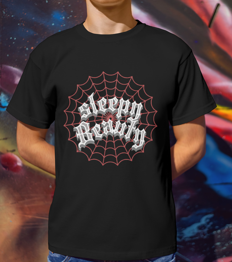 Sleepy Beauty Gothic Web T-Shirt