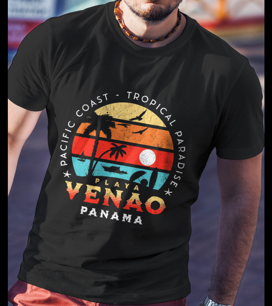 Pacific Coast Tropical Paradise Playa Venao Panama T-Shirt