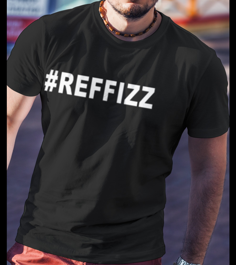 REFFIZZ Black And White Bold Hashtag T-Shirt