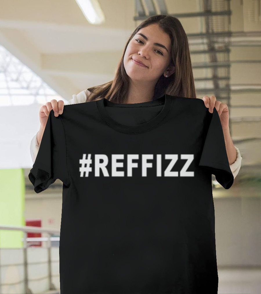 REFFIZZ Black And White Bold Hashtag T-Shirt