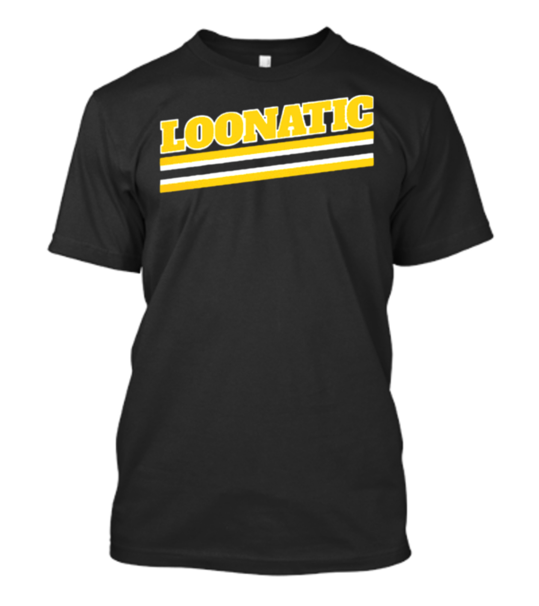 LOONATIC Bold Yellow Stripes T-Shirt