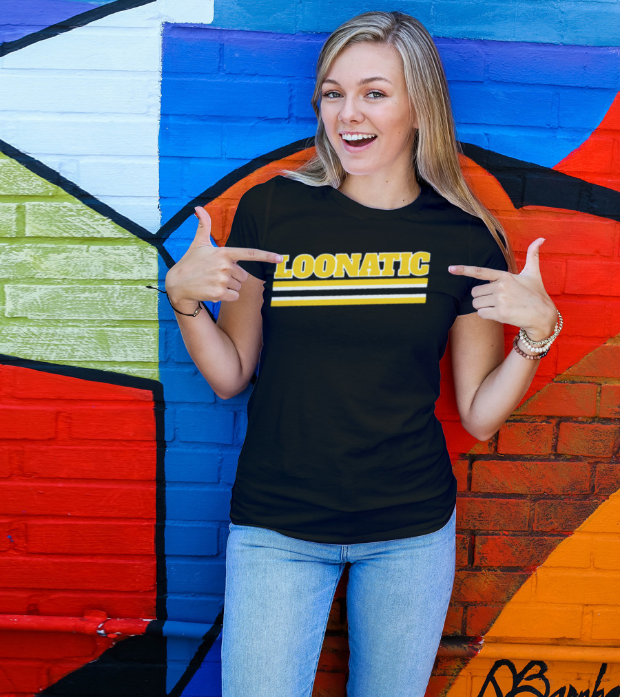 LOONATIC Bold Yellow Stripes T-Shirt