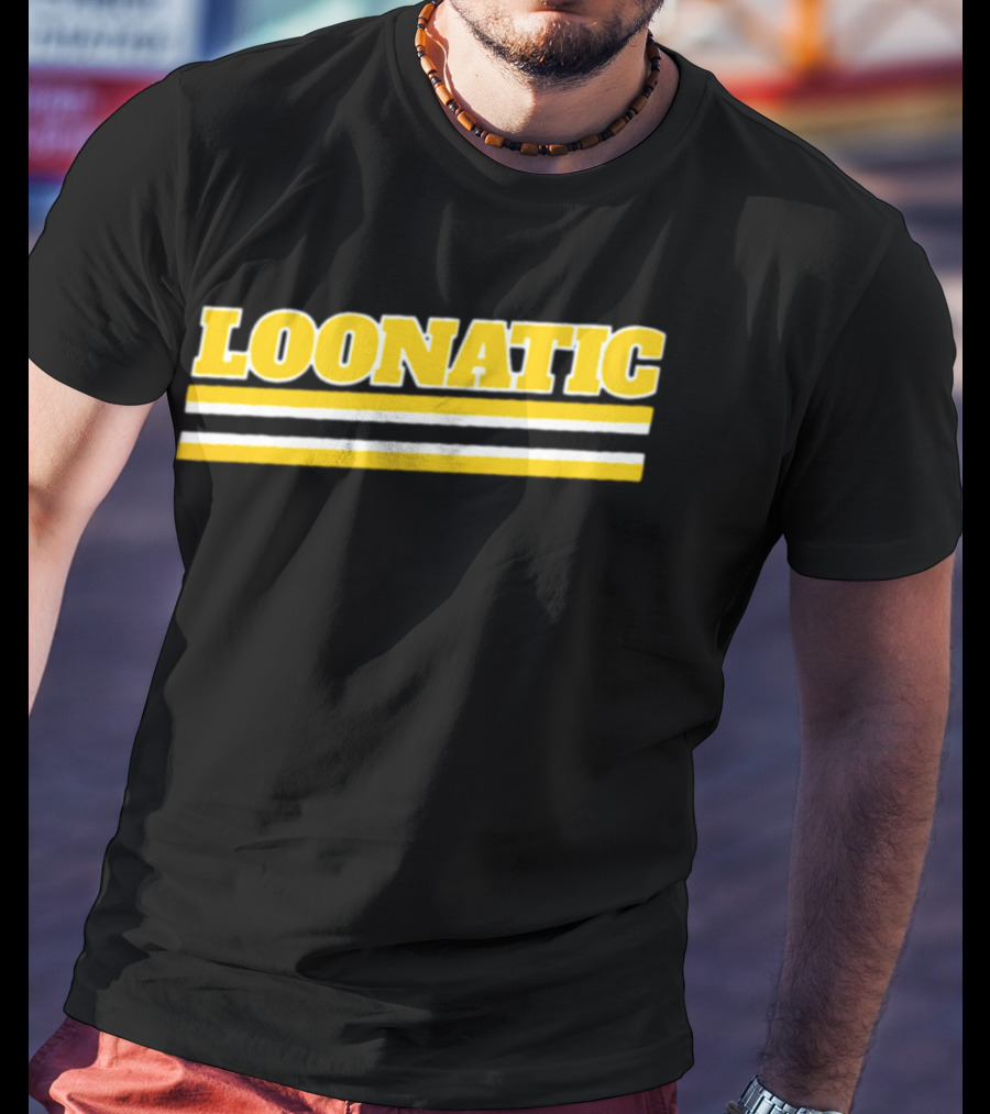 LOONATIC Bold Yellow Stripes T-Shirt