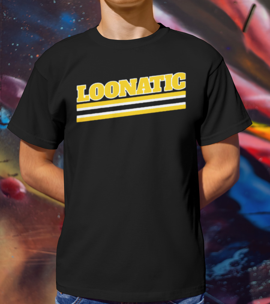 LOONATIC Bold Yellow Stripes T-Shirt