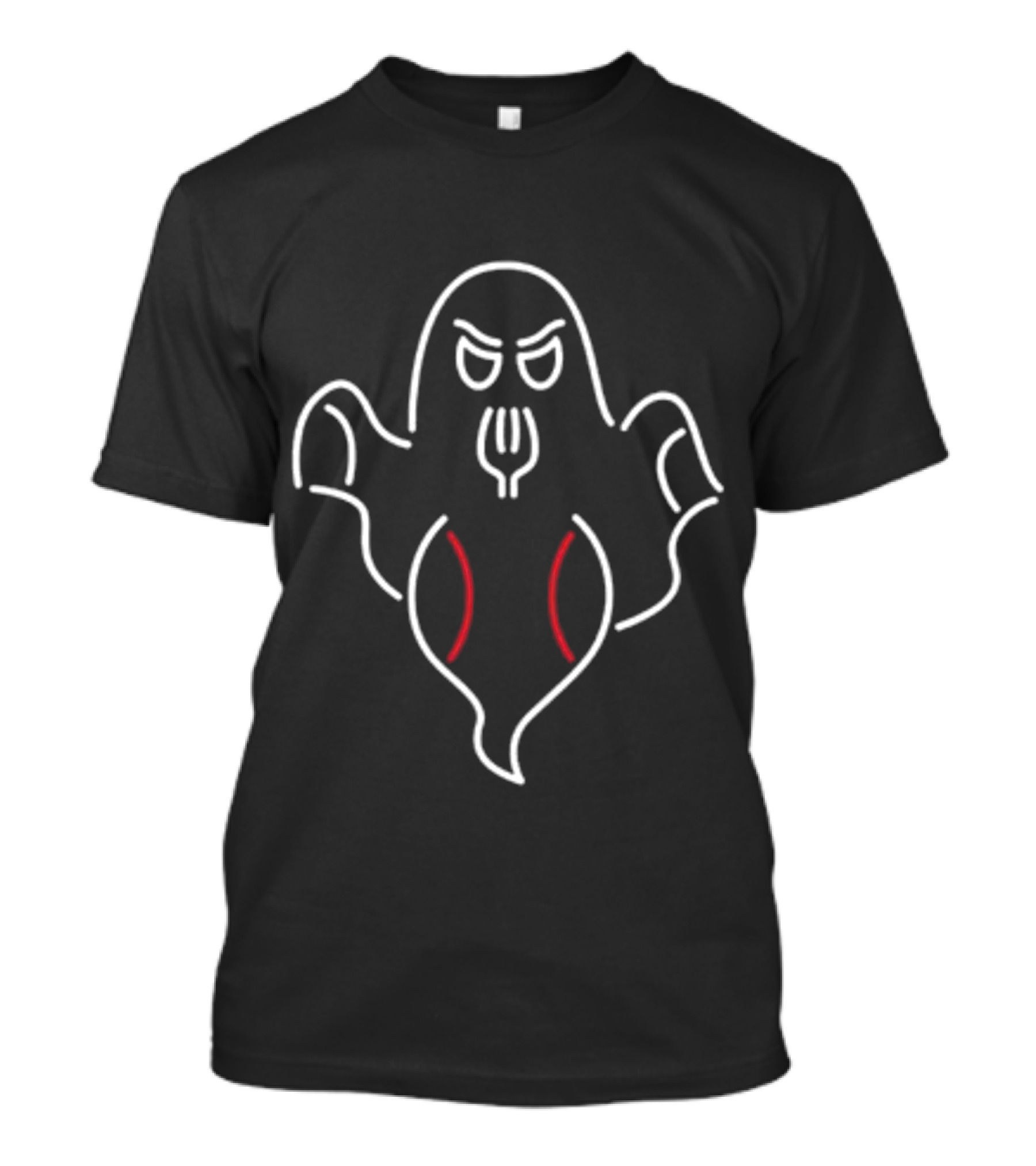 Neon Ghost Forkball Glow Specter Fork T-Shirt