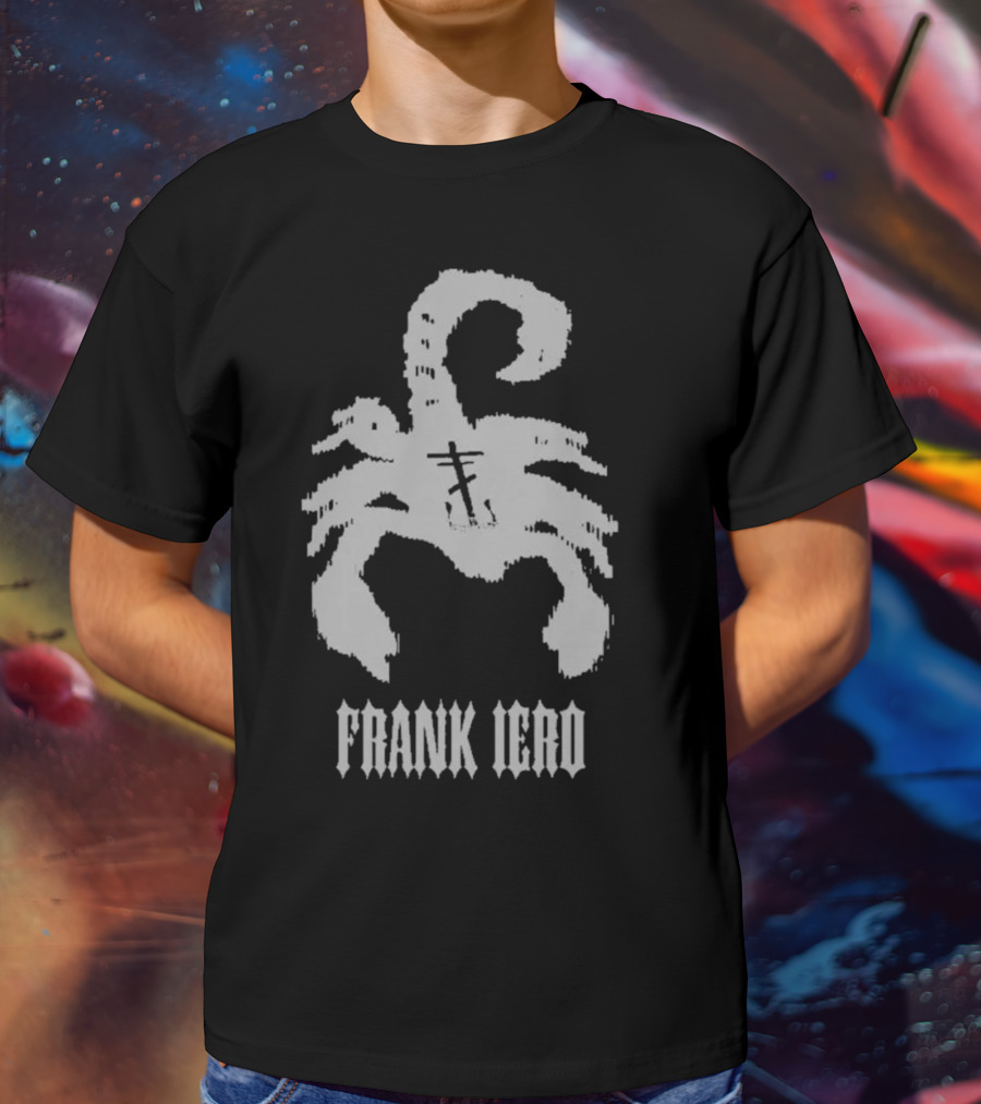 Frank Iero Scorpion With Cross T-Shirt