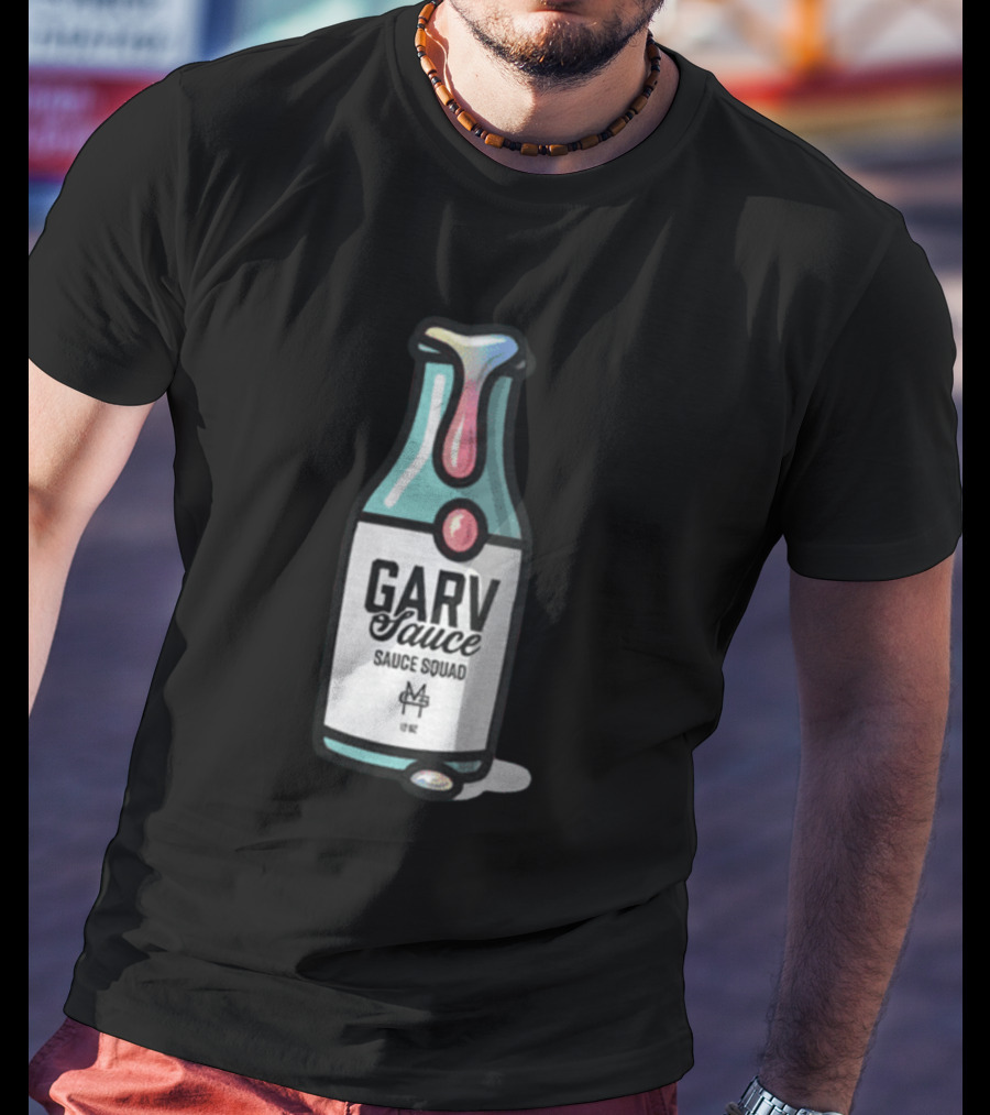 GARV Sauce Bottle Sauce Squad 12 OZ T-Shirt