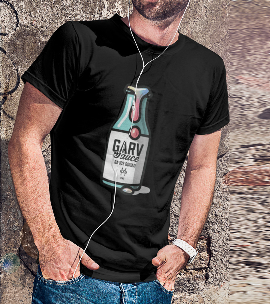 GARV Sauce Bottle Sauce Squad 12 OZ T-Shirt
