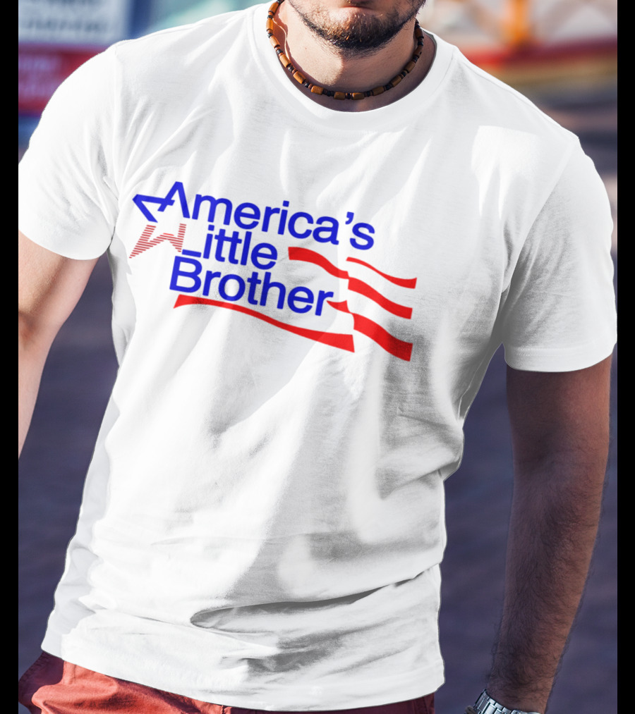 America’s Little Brother Star And Stripes T-Shirt
