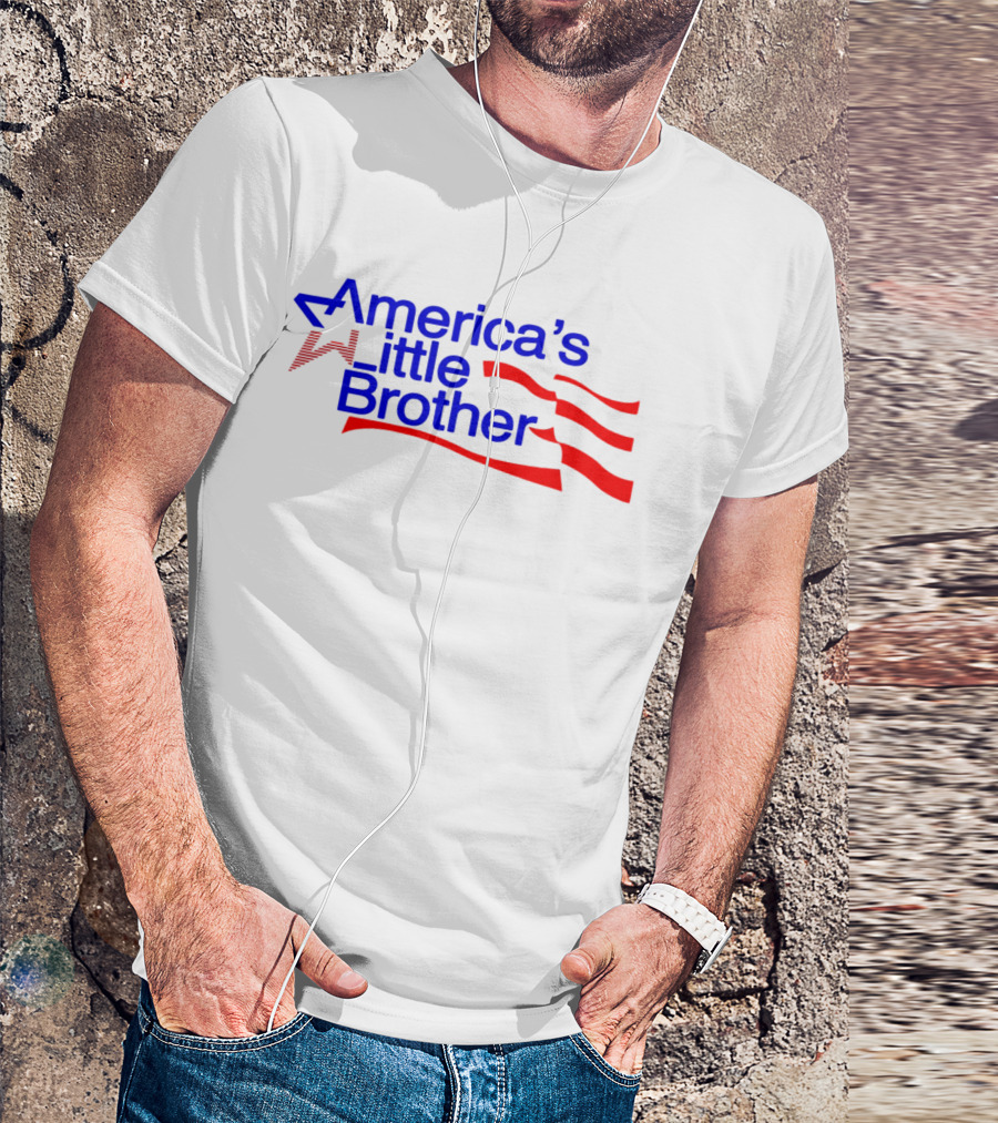 America’s Little Brother Star And Stripes T-Shirt