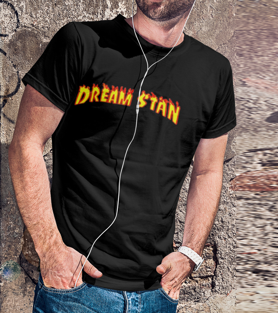 Dream Stan Flaming Text T-Shirt