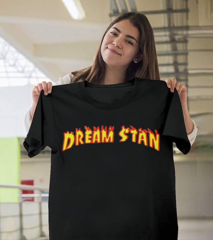 Dream Stan Flaming Text T-Shirt