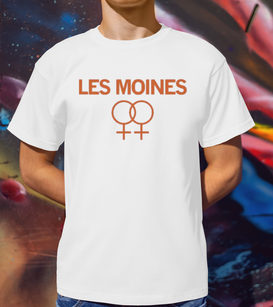 Les Moines Intertwined Venus Symbols T-Shirt