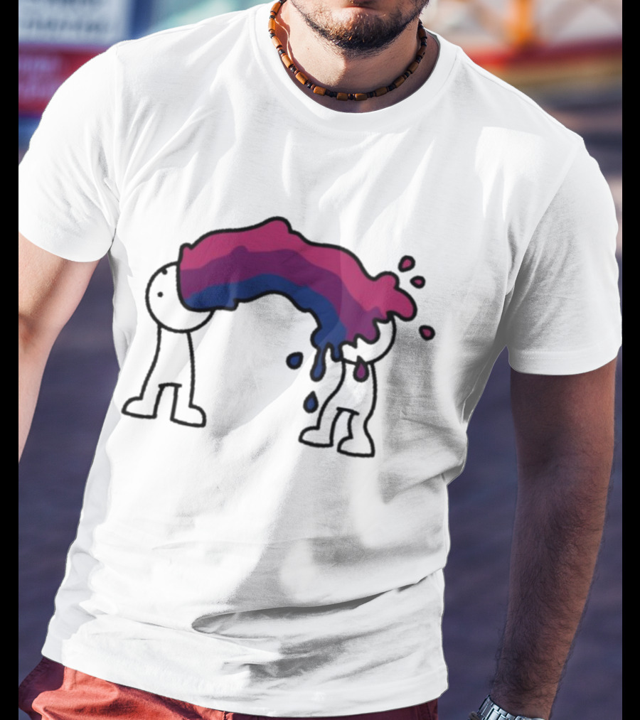 Thomas Tomska Ridgewell ASDF Bi Pride T-Shirt