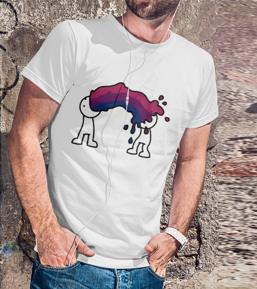 Thomas Tomska Ridgewell ASDF Bi Pride T-Shirt