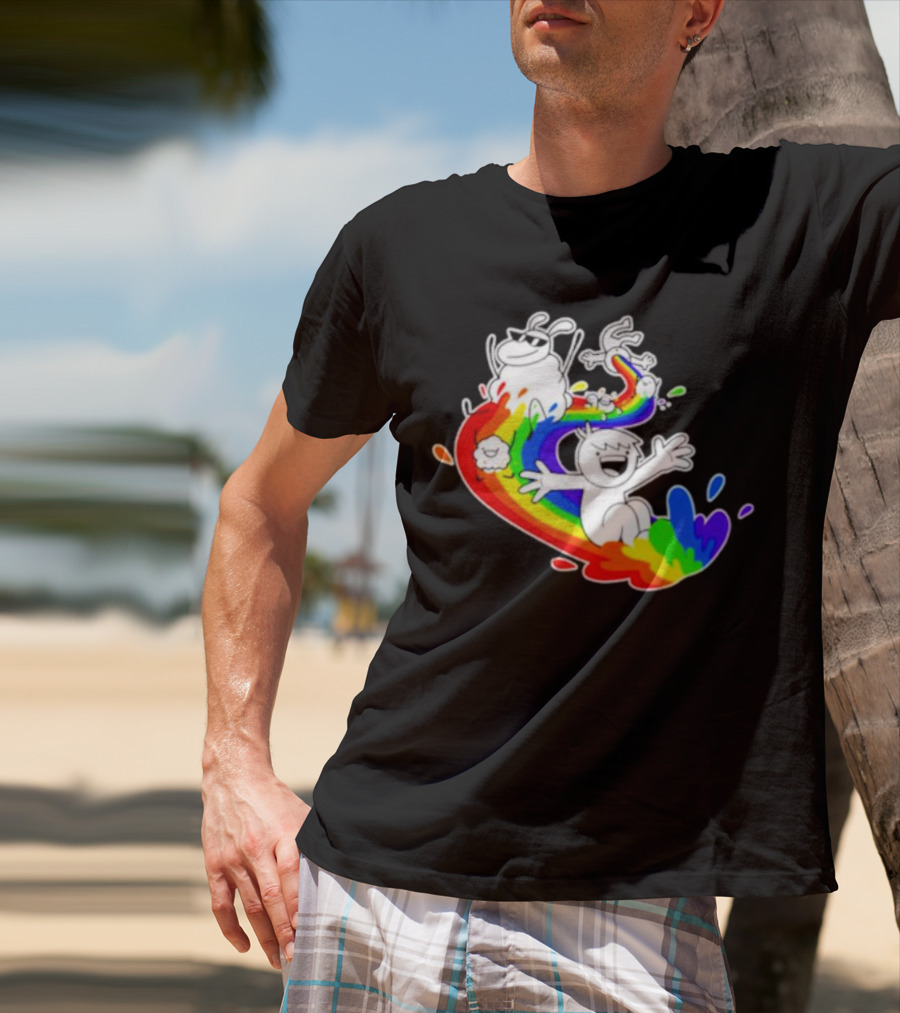 Pride Flavour Rainbow Ride Characters Limited Run T-Shirt